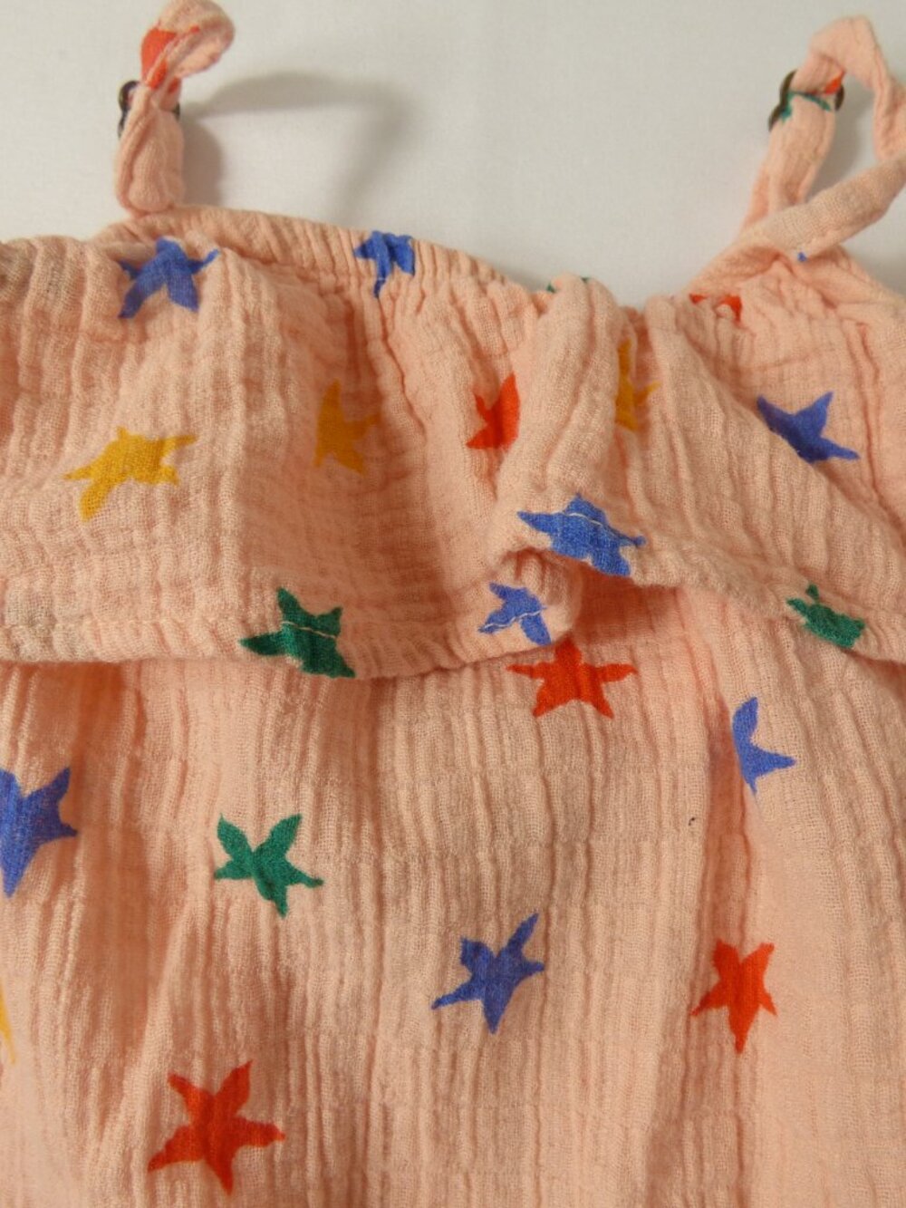 BOBO CHOSES Pink Star Romper, Size 12 Months - Picture 2 of 4